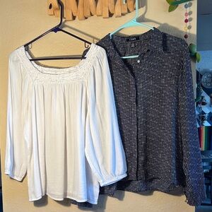 EUC CHAPS RALPH LAUREN SIZE LARGE BUNDLE! One is white flowing three-